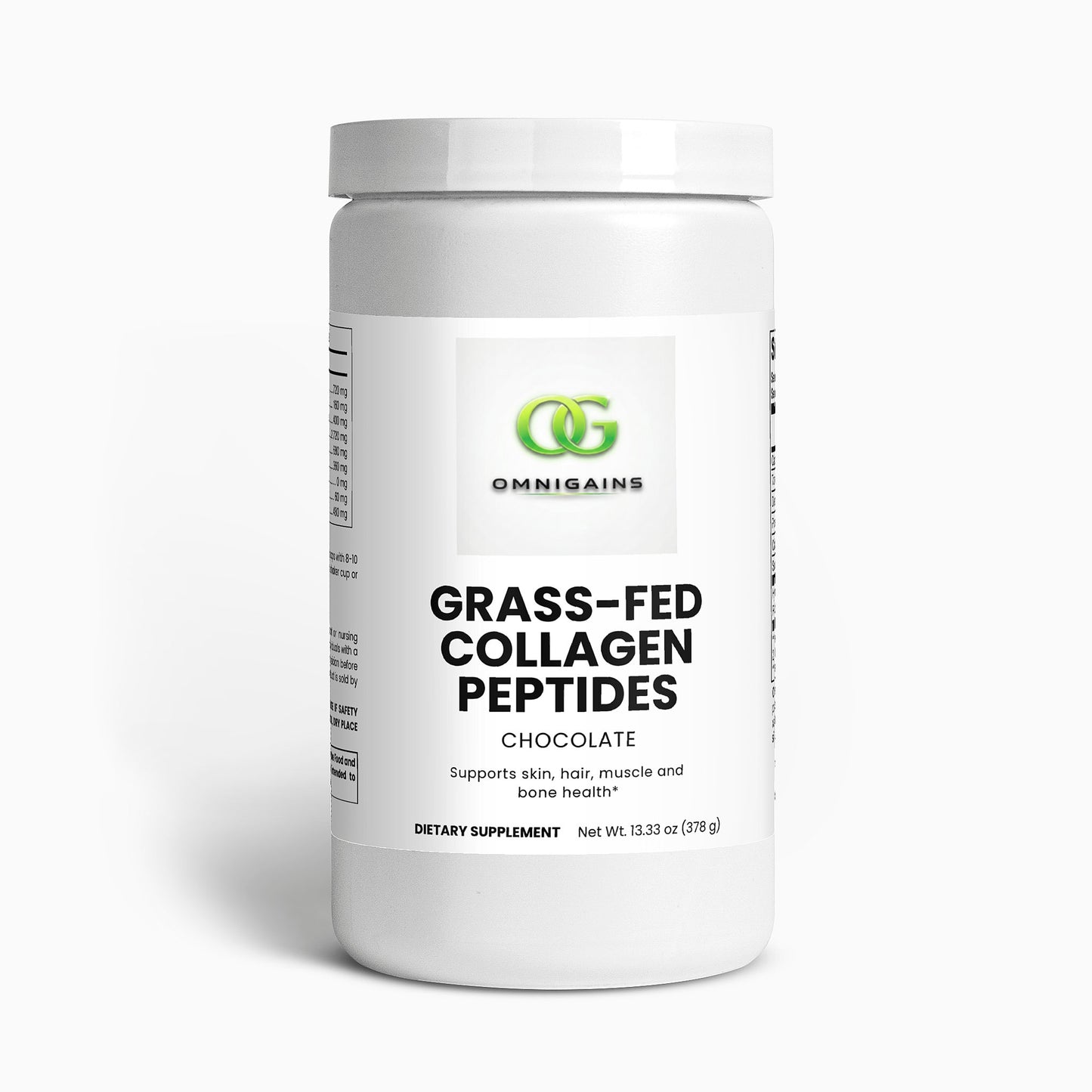 Grass-Fed Collagen Peptides Powder (Chocolate)